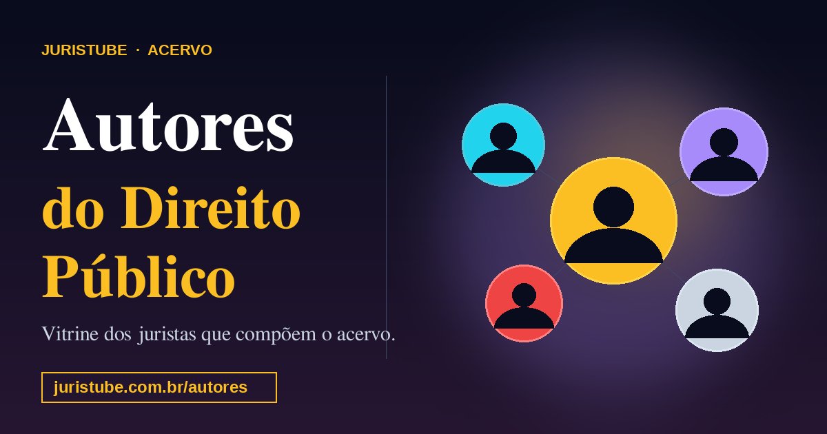 Professores (Autores de Direito Público)