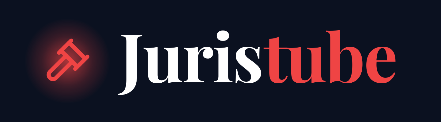 Logo JurisTube (lateral, fundo escuro)